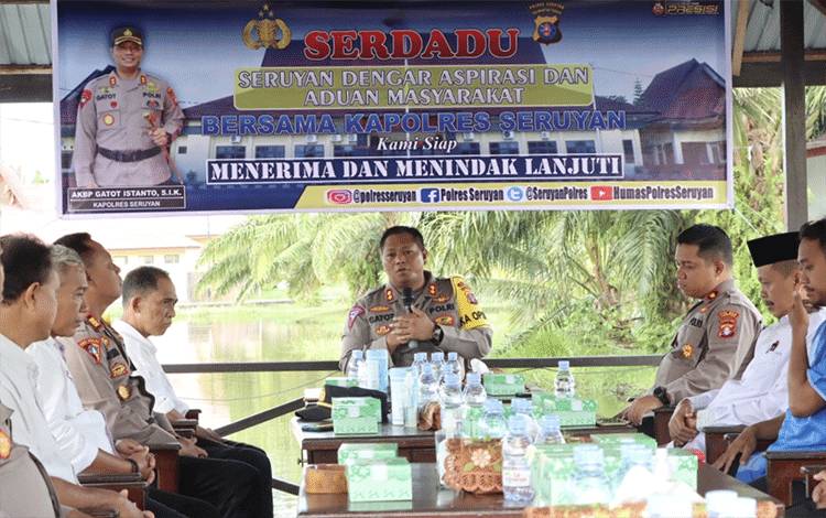Kapolres Seruyan Pimpin Jumat Curhat