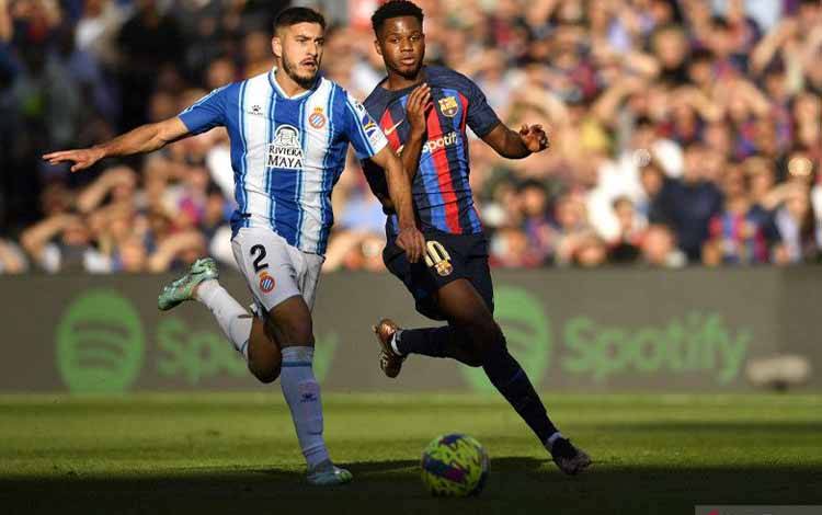 Diwarnai Dua Kartu Merah, Barcelona Ditahan Imbang 1-1 Lawan Espanyol