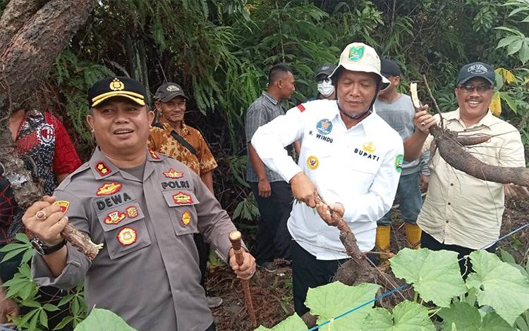 Polres Sukamara Jadikan Bhabinkamtibmas Pioner Ketahanan Pangan untuk Tekan Tindak Pidana