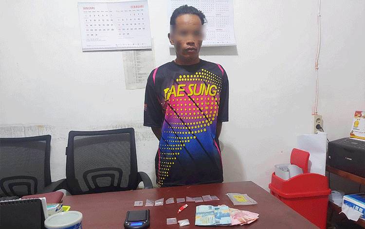 Simpan Sabu Dalam Kamar Pria Asal Pundu ini Diborgol Polisi