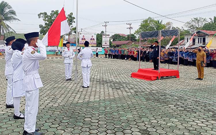 Wabup Barito Timur Bacakan Sambutan Menteri Agama pada Peringatan Hari Amal Bakti