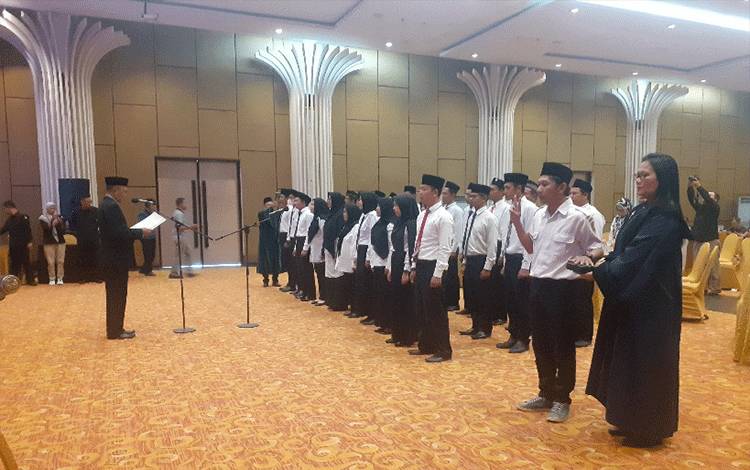 Lantik Anggota PPP, Ketua KPU Kobar: Jaga Intergritas