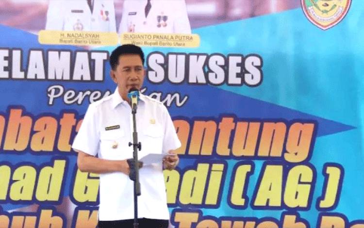 Jembatan Gantung Akhmad Gunadi Dibangun Menggunakan Dana Pribadi Senilai Rp7 Miliar