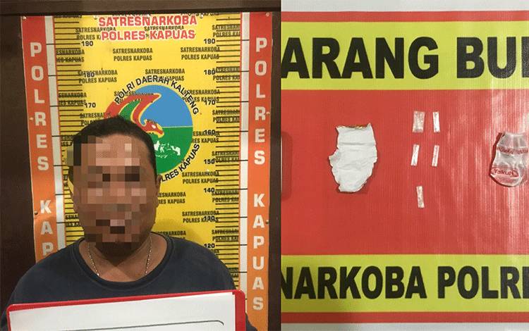 Pria ini Ditangkap Satresnarkoba Polres Kapuas Karena Miliki Sabu?