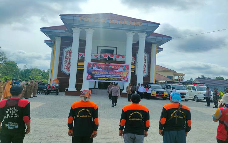 Forkopimcam Baamang Gelar Apel Siaga Karhutla