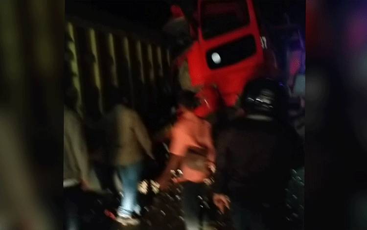 Kecelakaan Truk di Basarang, Satu Korban Meninggal Dunia di RSUD?
