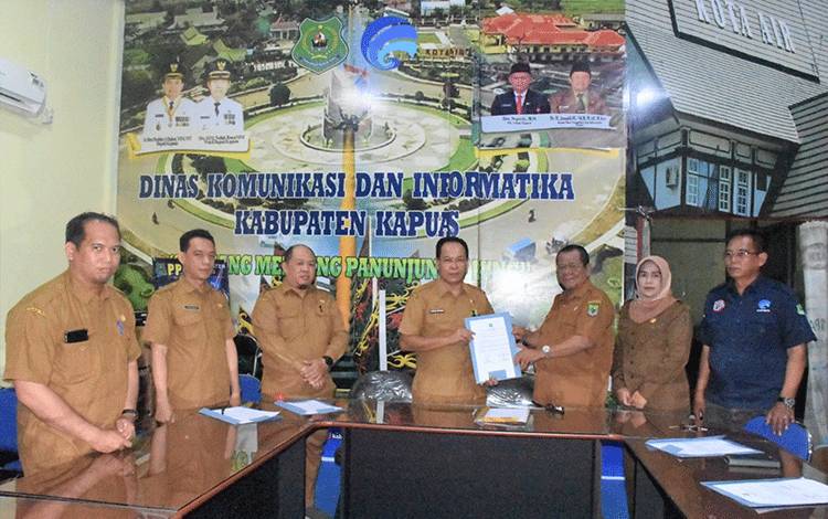 Dinas Kominfo Kapuas Lakukan Penandatanganan Kinerja 2023