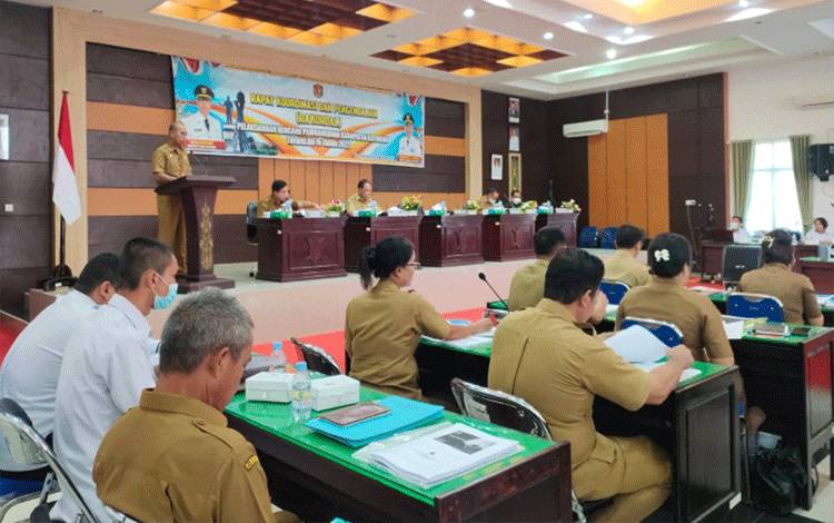 Pemkab Katingan Gelar Rakordal Pelaksanaan Rencana Pembangunan Triwulan IV 2022