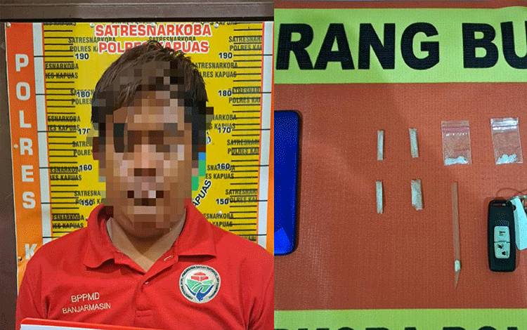 Pemuda di Kapuas Ditangkap Polisi Karena Miliki Sabu
