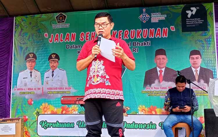 Bupati Barito Timur Apresiasi Kantor Kemenag Adakan Jalan Sehat Kerukunan