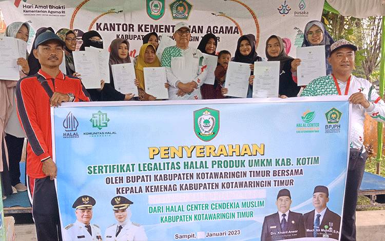 Kemenag Kotim Bantu UMKM Miliki Sertifikasi Halal Gratis