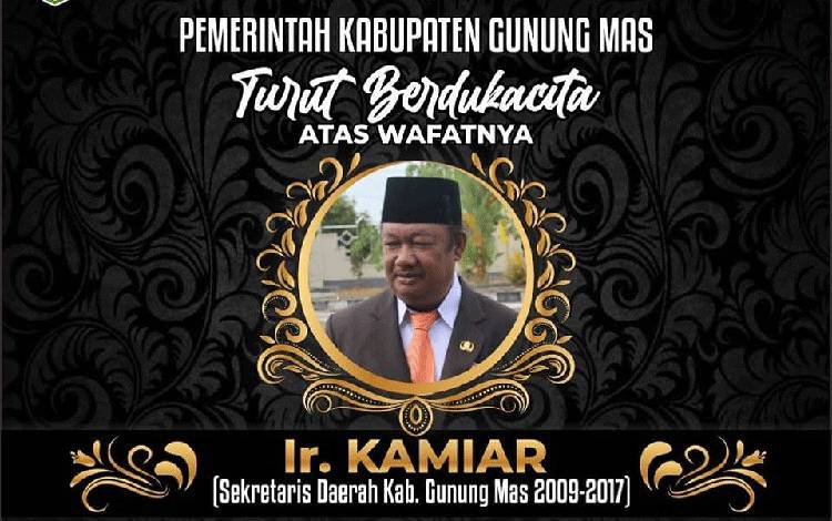 Berita Duka! Mantan Sekda Gunung Mas Meninggal Dunia