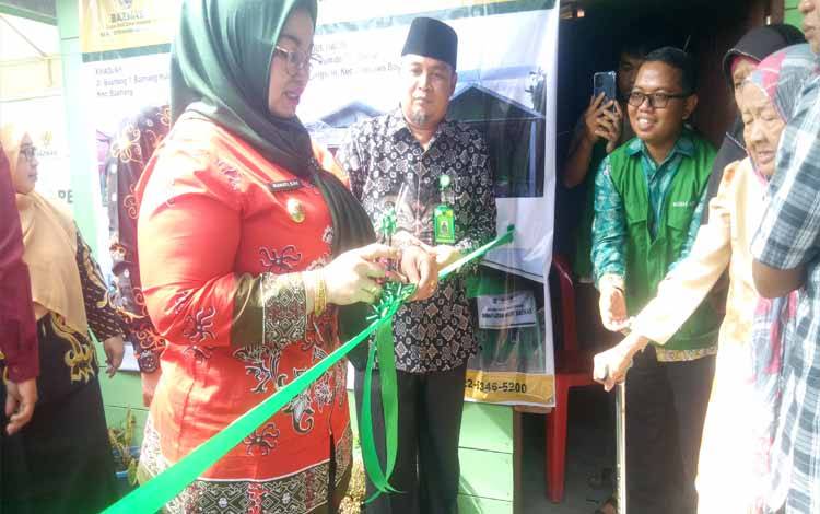 4 Rumah Tidak Layak Huni di Kotim Dapat Bantuan Renovasi dari Baznas