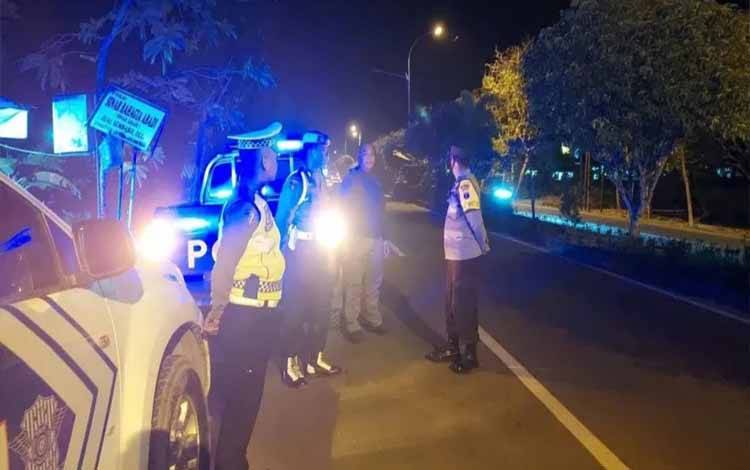 Satlantas Polres Kapuas Rutin Patroli Dialogis Cegah Balap Liar dan Jaga Situasi Kondusif