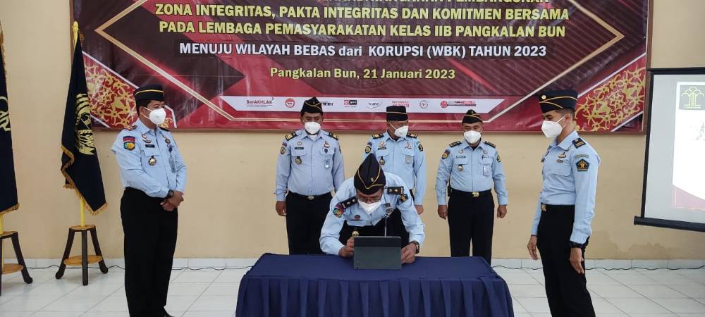 Canangkan Pembangunan Zona Integritas, Kalapas Pangkalan Bun Optimis Raih Predikat WBK