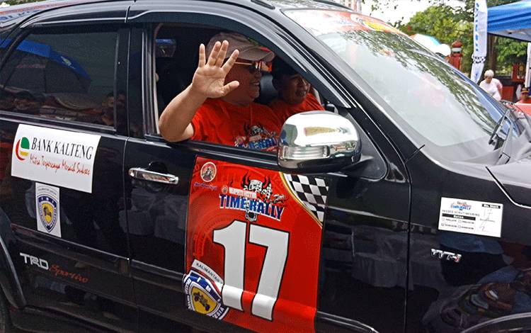 Bupati Kotim Turut Menjadi Peserta Time Rally