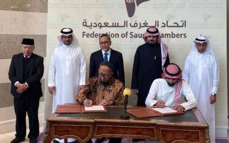 RI-Arab Saudi Tandatangani Kerja Sama Dagang Senilai Rp2,3 Triliun