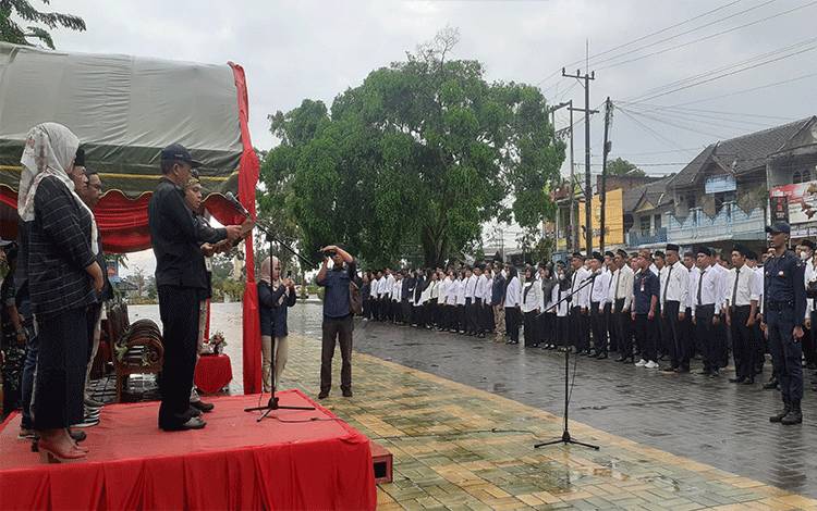 KPU Kobar Gelar Deklarasi Kesiapan Penyelenggaraan Pemilu Serentak 2024