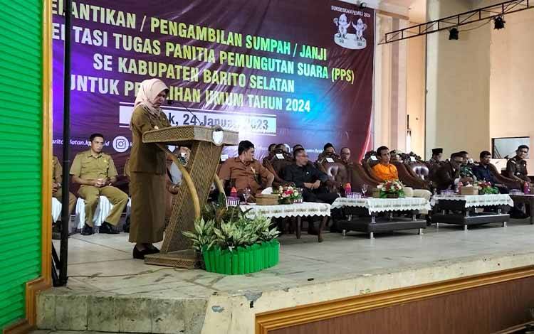 Begini Kesiapan dan Dukungan Pemkab Barito Selatan untuk Menyukseskan Pemilu 2024