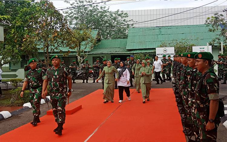 Wabup Kotim Sambut Brigjen Yudianto, Ini Kunjungan Terakhir Sebagai Danrem 102 Panju Panjung
