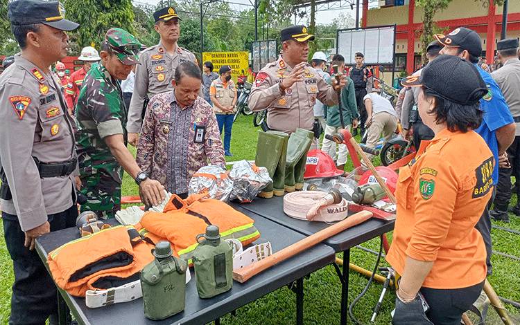 Kapolres Bartim Sampaikan 7 Pedoman Penting Penanggulangan Karhutla