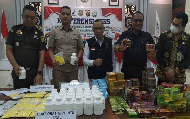 BBPOM Palangka Raya Berhasil Sita Puluhan Ribut Obat dan Jamu Tradisional Ilegal