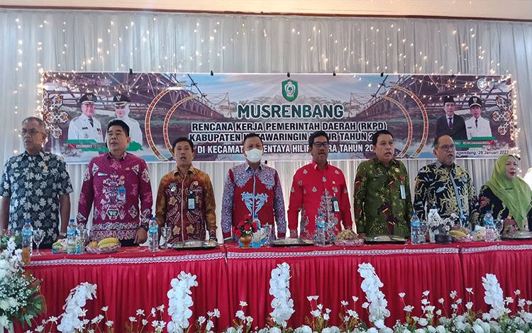 Mentaya Hilir Utara Prioritaskan Infrastruktur, Ini Usulan Camat
