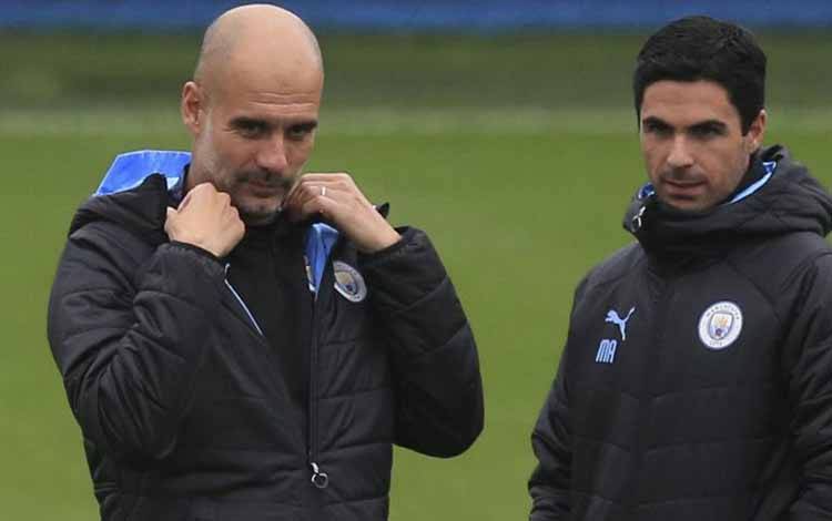 Guardiola Sebut Arteta Tak Mau Menunggunya Melatih City