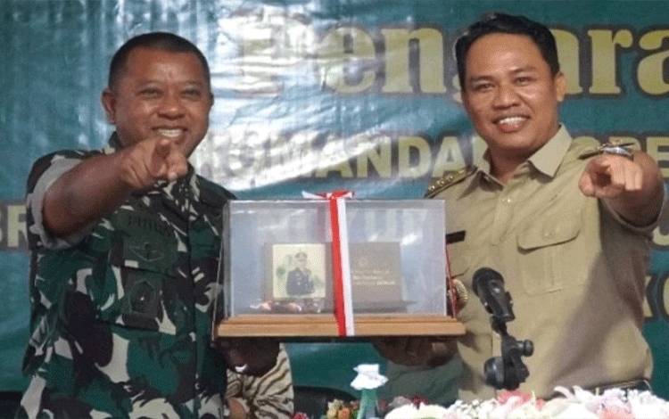 Kunjungan Pamungkas Danrem 102 Panju Panjung di Lamandau