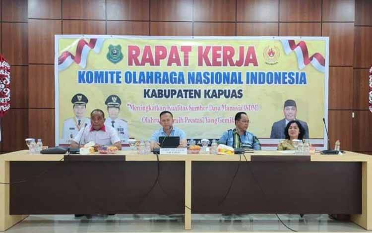 Ini Harapan Sekda dari Rapat Kerja KONI Kapuas
