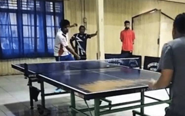 PWI Kobar Gandeng PTMSI Gelar Kejuaraan Tenis Meja Dalam Rangka HPN 2023
