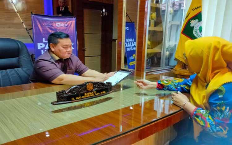 Bupati Kotim: Aplikasi Permudah Masyarakat Bayar Pajak