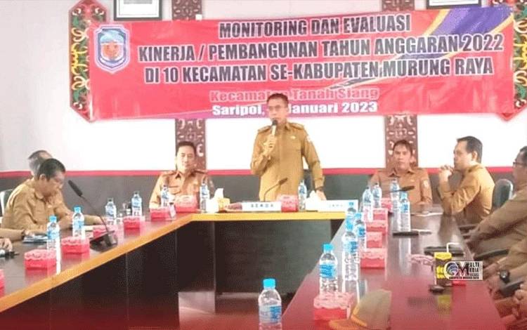 Pemkab Murung Raya Monev Kinerja dan Pembangunan di 10 Kecamatan