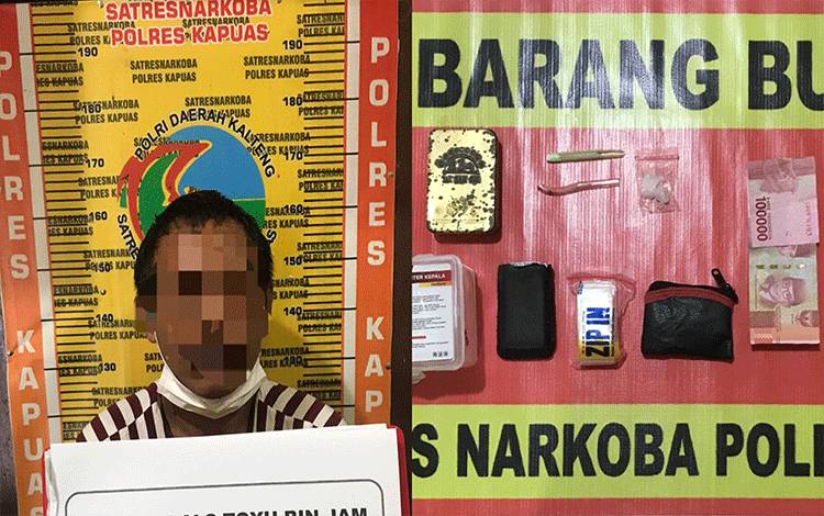 Satresnarkoba Polres Kapuas Amankan Warga Mantangai Ini Karena Miliki Sabu?