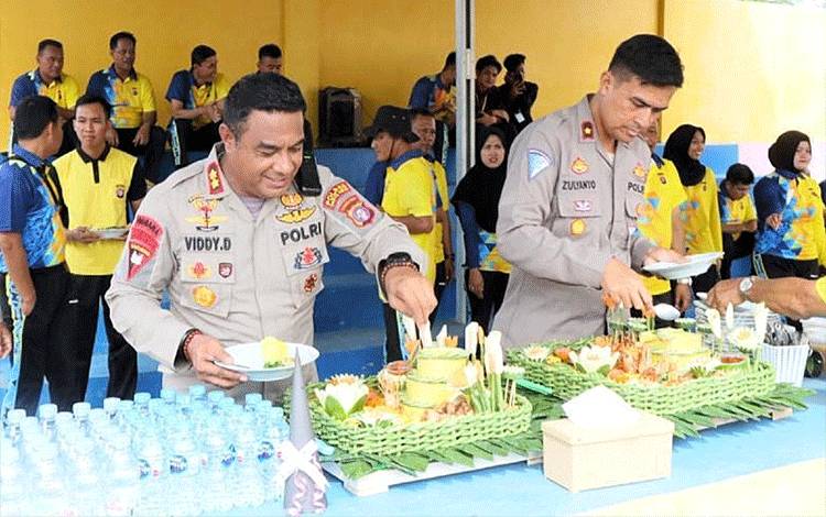 Polres Barito Timur Renovasi Lapangan Tembak