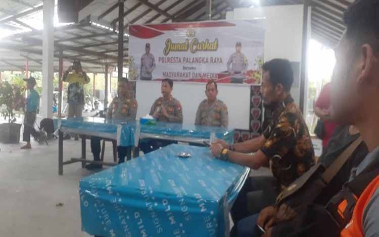 Polresta Palangka Raya Gelar Jumat Curhat Bareng Insan Pers