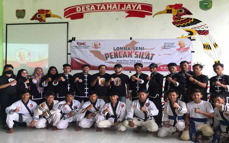 Komunitas Milenial Pendukung Ganjar Gelar Lomba Pencak Silat di Desa Tahai Jaya