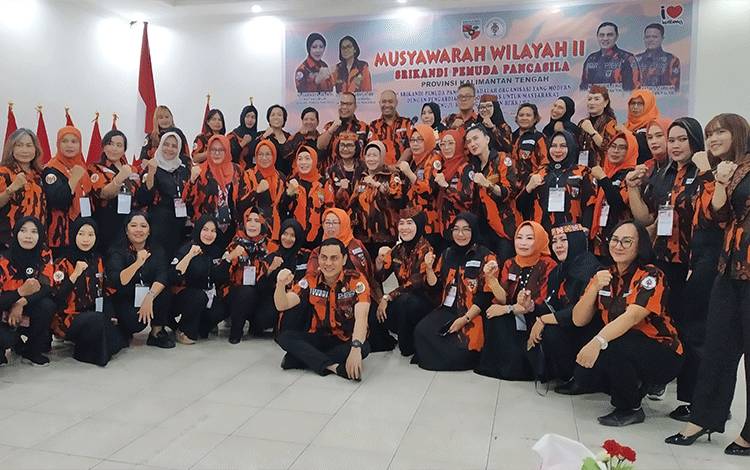 Srikandi Pemuda Pancasila Kalteng Gelar Muswil II