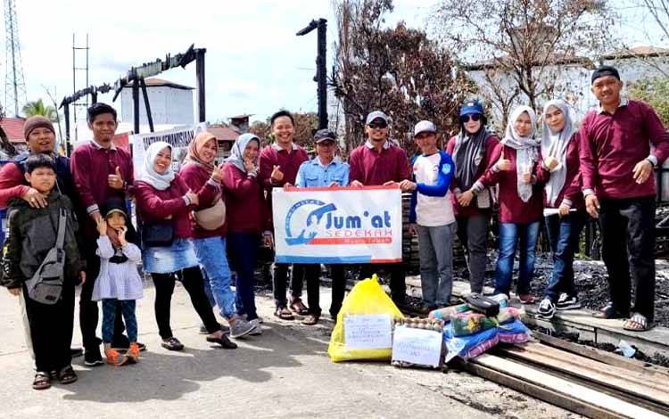 KJS Muara Teweh Serahkan Bantuan untuk Warga Terdampak Kebakaran
