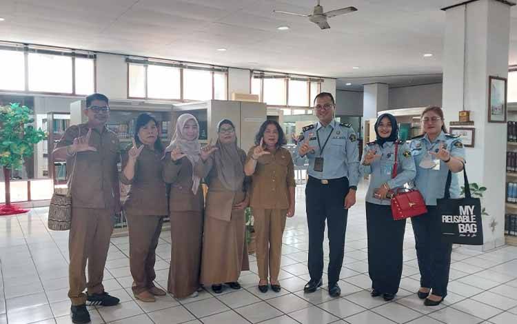 Ini Potensi Kerja Sama Dispusip Kalteng dan Kemenkumham  ?