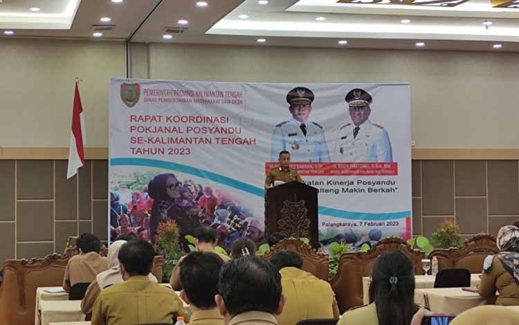 Optimalkan Peran Posyandu, DPMD Kalteng Laksanakan Rakor Pokjanas