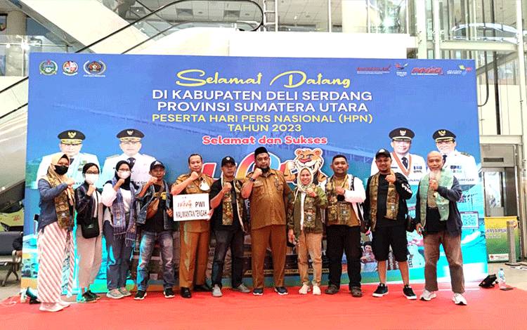 Pengurus PWI Barito Utara Hadiri HPN 2023 di Medan