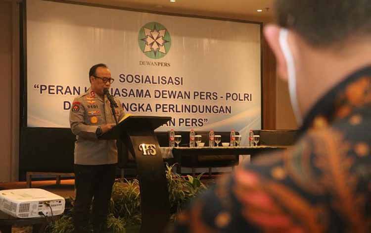 Polri dan Dewan Pers Sosialiasikan Perlindungan Kemerdekaan Pers