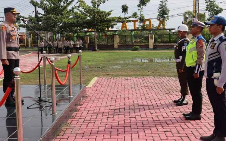 Kapolres Kapuas: Ops Keselamatan untuk Cipta Kondisi Kamseltibcarlantas Jelang Arus Mudik