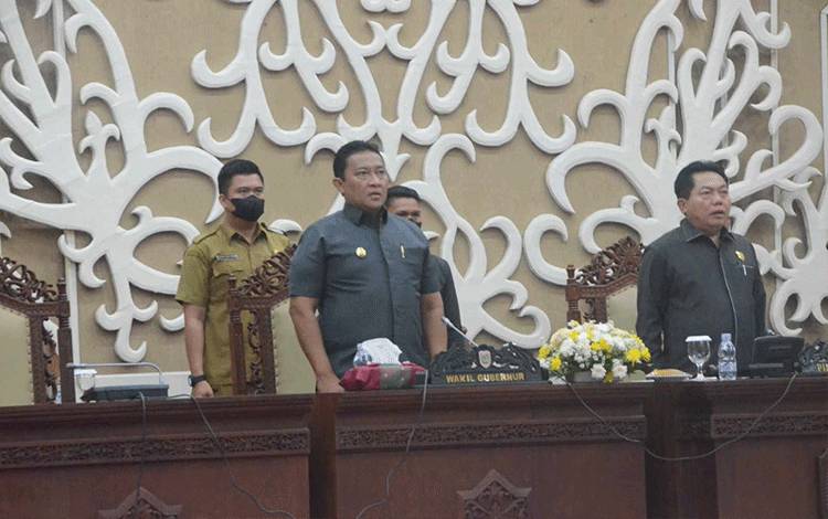 Wagub Kalteng Apresiasi Fraksi Pendukung Rancangan Raperda Kalteng