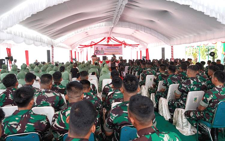 Danrem 102 Panju Panjung Beri Arahan Kepada Prajurit Kodim 1013 Muara Teweh