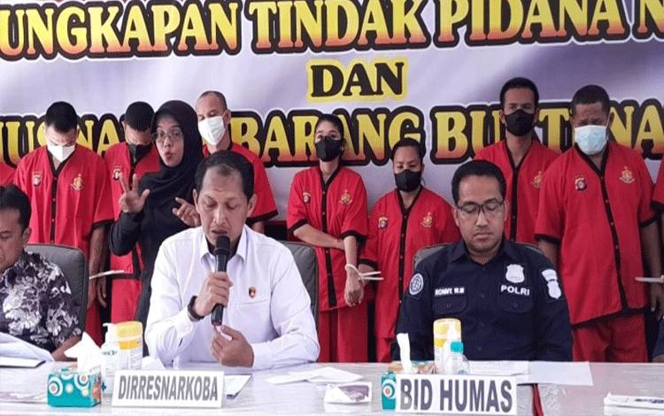 Selama Januari 2023 Polda Kalteng Ungkap 82 Kasus Narkoba