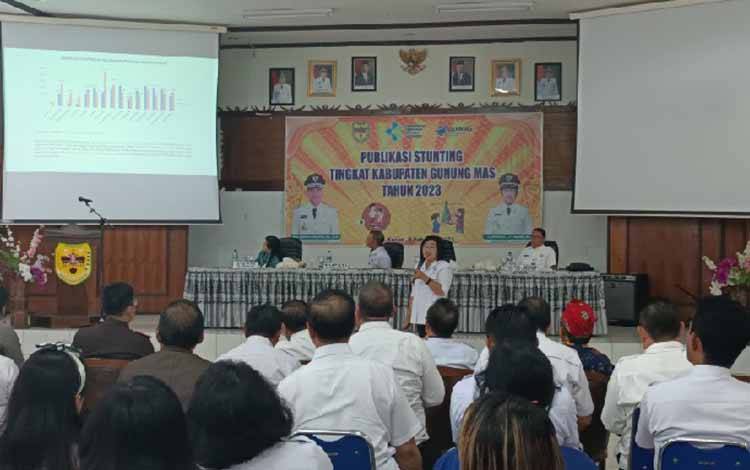 Wakil Bupati Gunung Mas: Angka Stunting di Kecamatan Kurun Naik