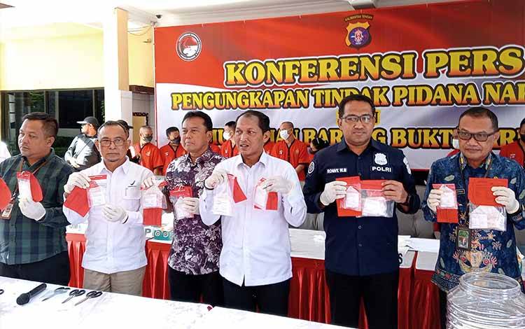 Polda Kalteng dan Polres Jajaran Ungkap 73 Kasus Narkoba Selama Januari 2023