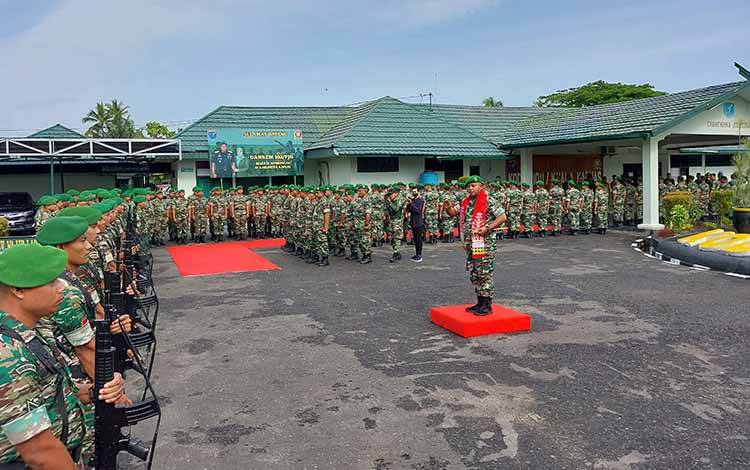 Ini Pesan Danrem kepada Personel Kodim 1011 Kuala Kapuas